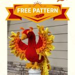 Free Ember the Phoenix Crochet Pattern Modern Retro Boho Style
