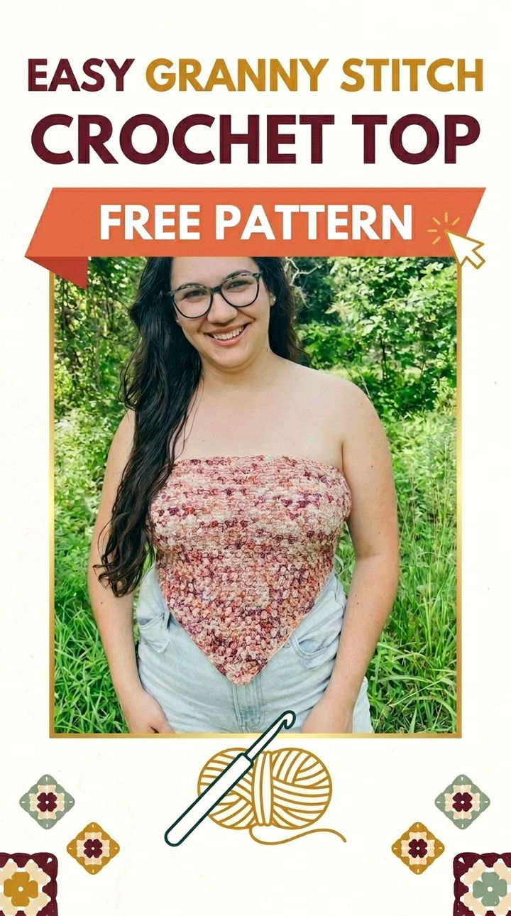 Easy Granny Stitch Crochet Top Effortless Retro Chic Summer Fashion