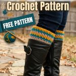 Free Willow Boot Cuffs Crochet Pattern Modern Retro Boho Style