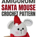 Free Amigurumi Santa Mouse Crochet Pattern Vibrant Retro Chic Bohemian Lifestyle Accent