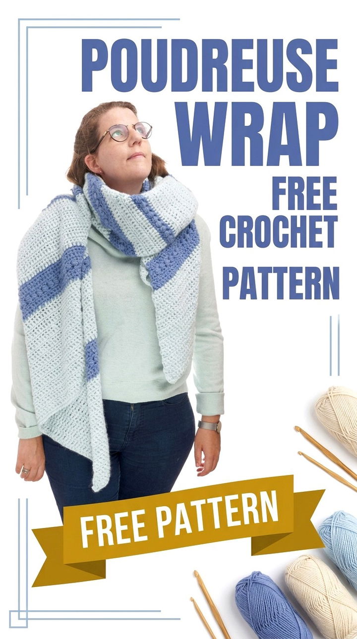Poudreuse Wrap Vibrant Retro Chic Bohemian Layering Accent