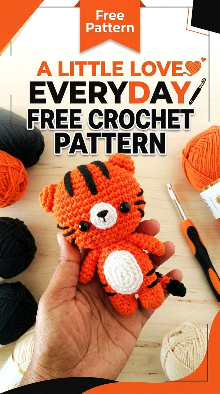A Little Love Everyday Free Crochet Pattern Vibrant Retro Chic Bohemian Lifestyle Accent
