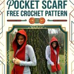 Paprika Pocket Scarf Festive Retro Chic Winter Wear