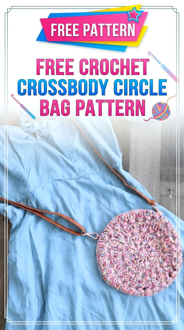 Free Crochet Crossbody Circle Bag Pattern