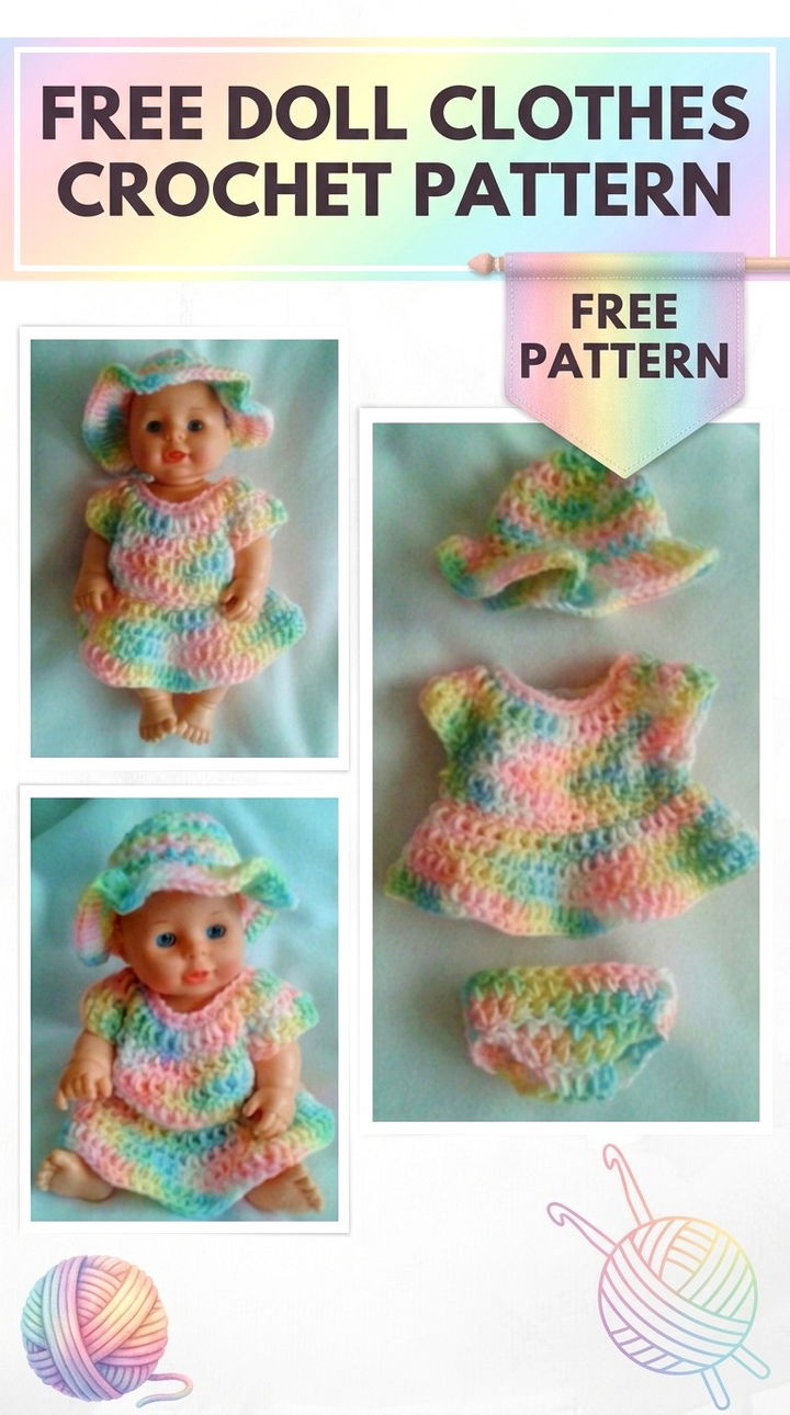 Free Doll Clothes Crochet Pattern