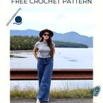 Summer League Cutoff Free Crochet Pattern Vibrant Retro Chic Bohemian Top Accent