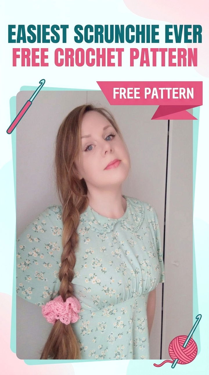Easiest Scrunchie Ever Vibrant Retro Chic Effortless Hair Accessory