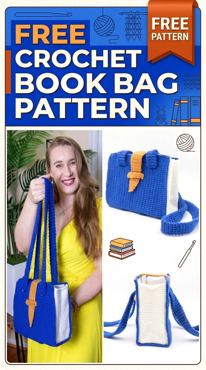 Free Crochet Book Bag Pattern