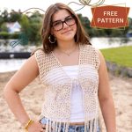 Effortless Retro Style Free Granny Square Crochet Vest Pattern