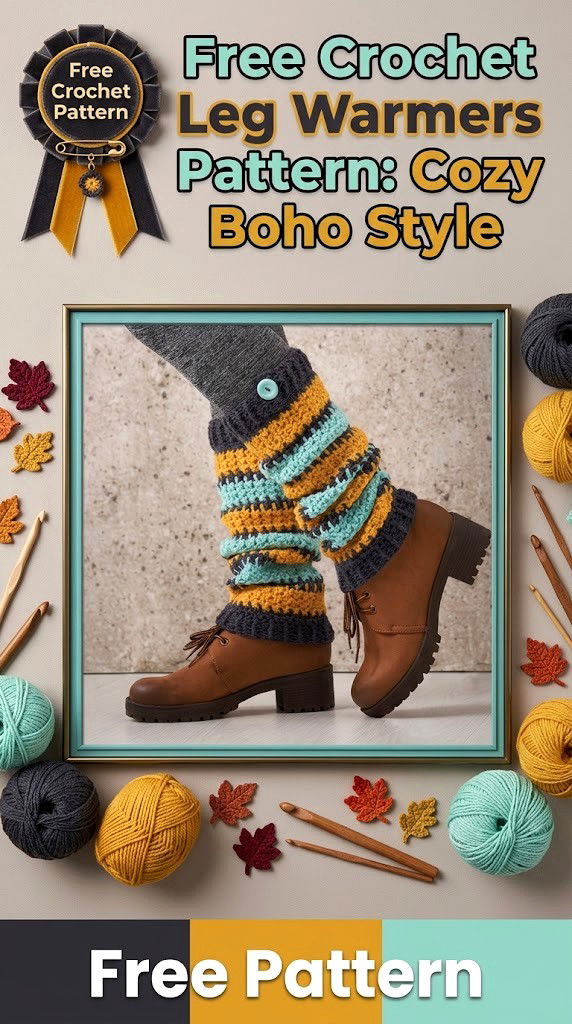 Free Crochet Leg Warmers Pattern Cozy Boho Style