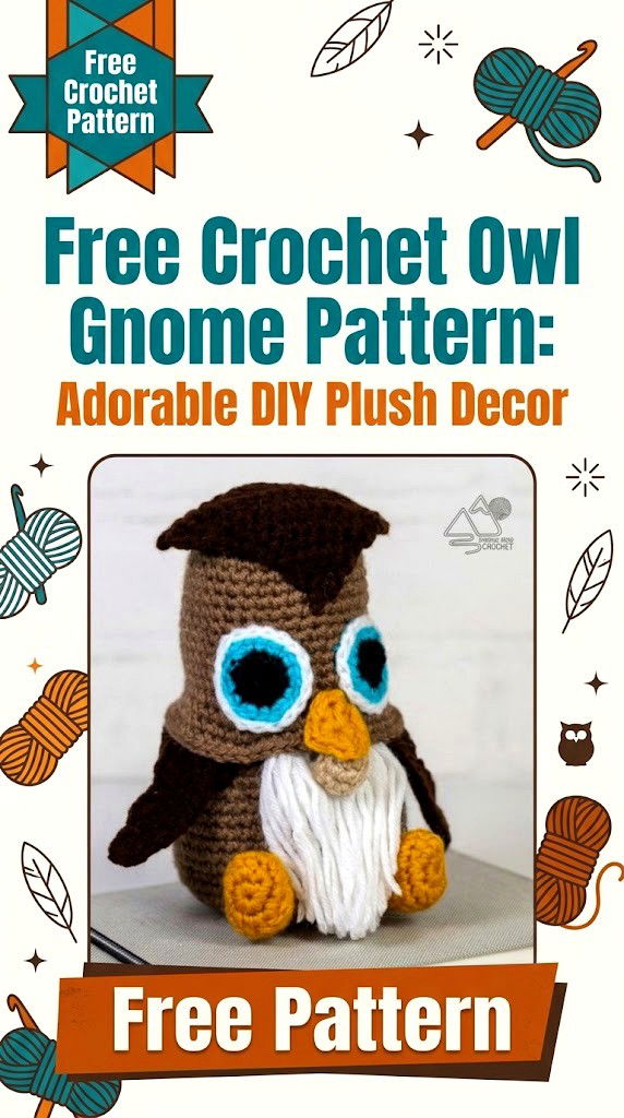 Free Crochet Owl Gnome Pattern Adorable DIY Plush Decor