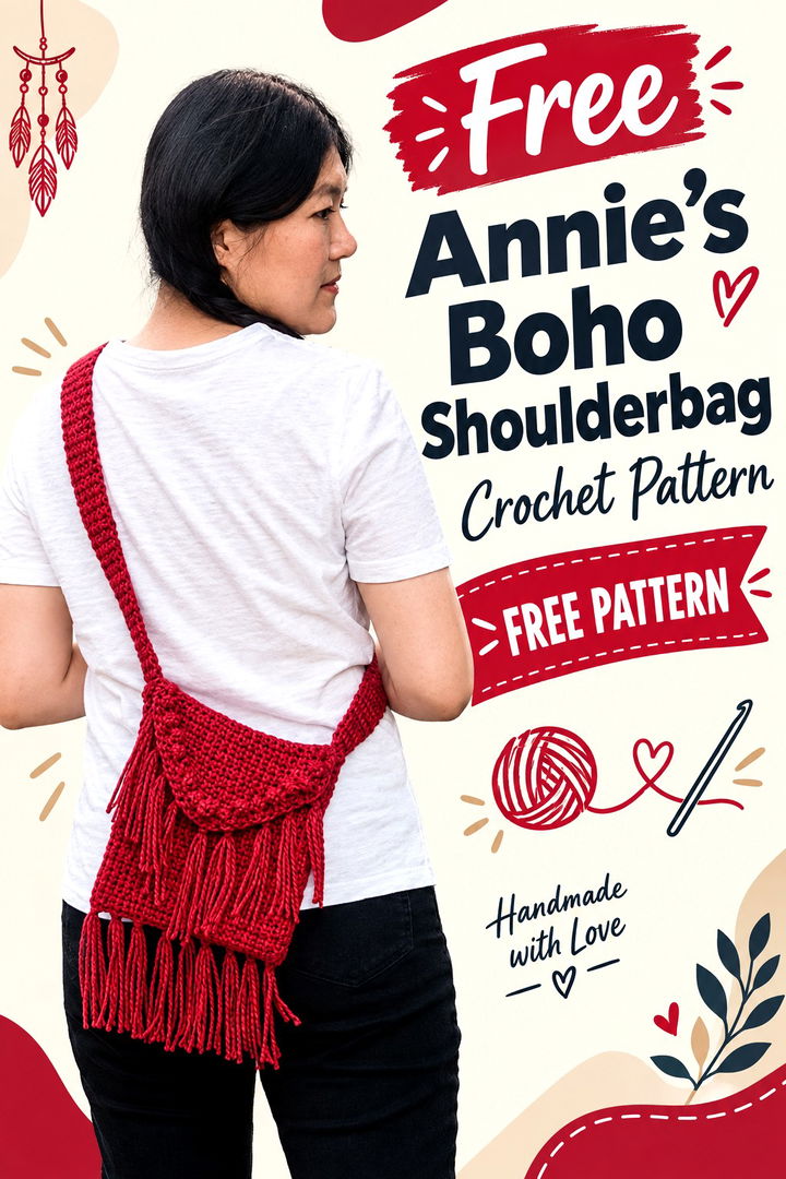 Free Annie’s Boho Shoulderbag Crochet Pattern
