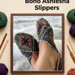 Free Tunisian Crochet Squares Pattern Boho Ashlesha Slippers