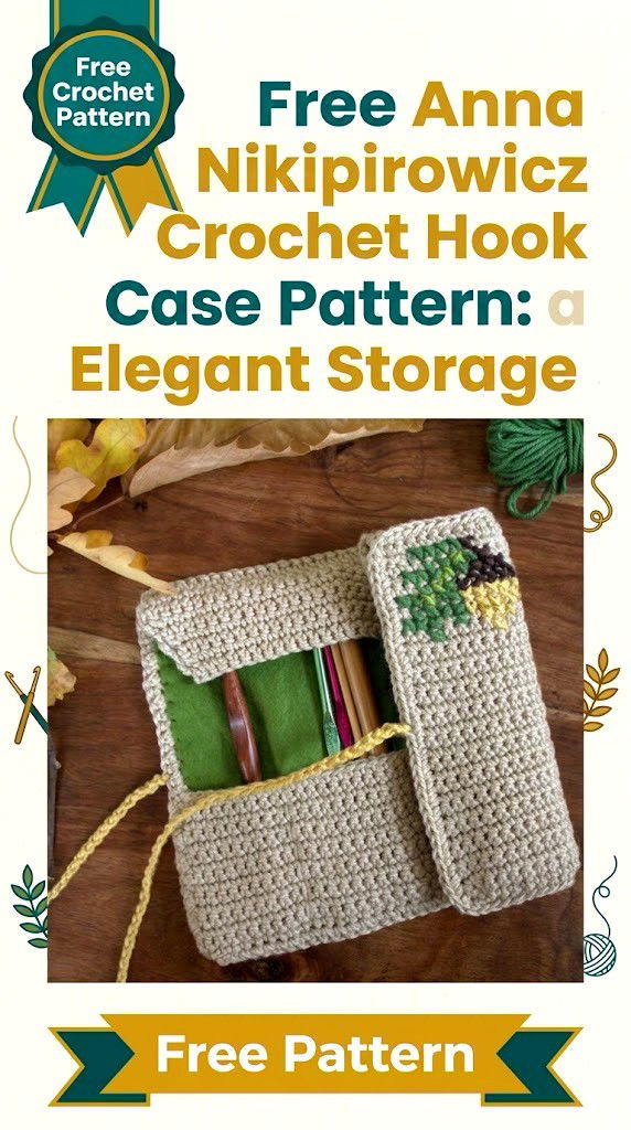 Free Anna Nikipirowicz Crochet Hook Case Pattern Elegant Storage